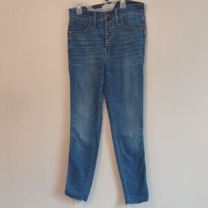Madewell Ankle Jeans in Faded Blue
